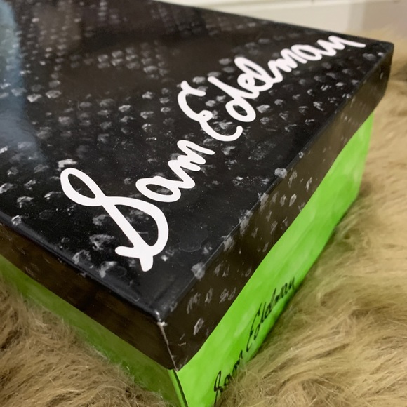 SOLD⛔️SAM EDELMAN Black Denim pear/Apple slip on - Picture 9 of 11